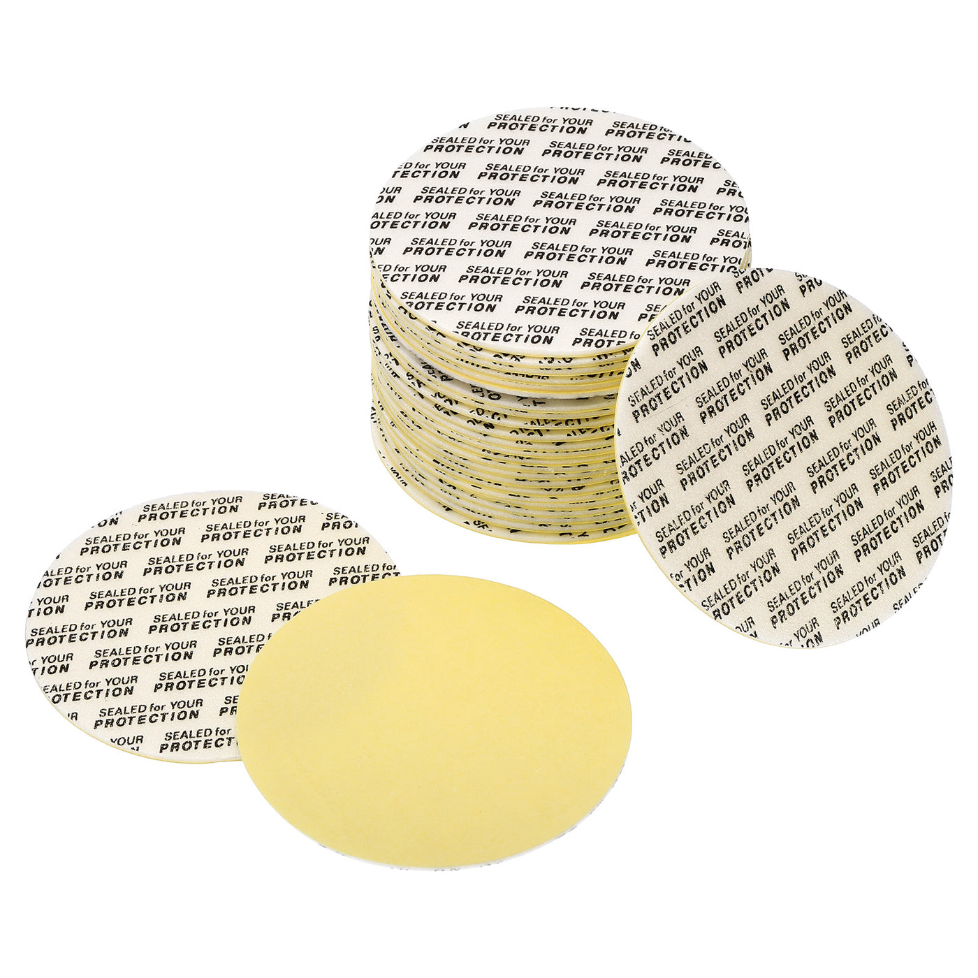 Harfington Foam Lid Liner, Foam Resistant Tamper Pressure Sensitive Seal with Dustproof Paper Back for Bottle Cap