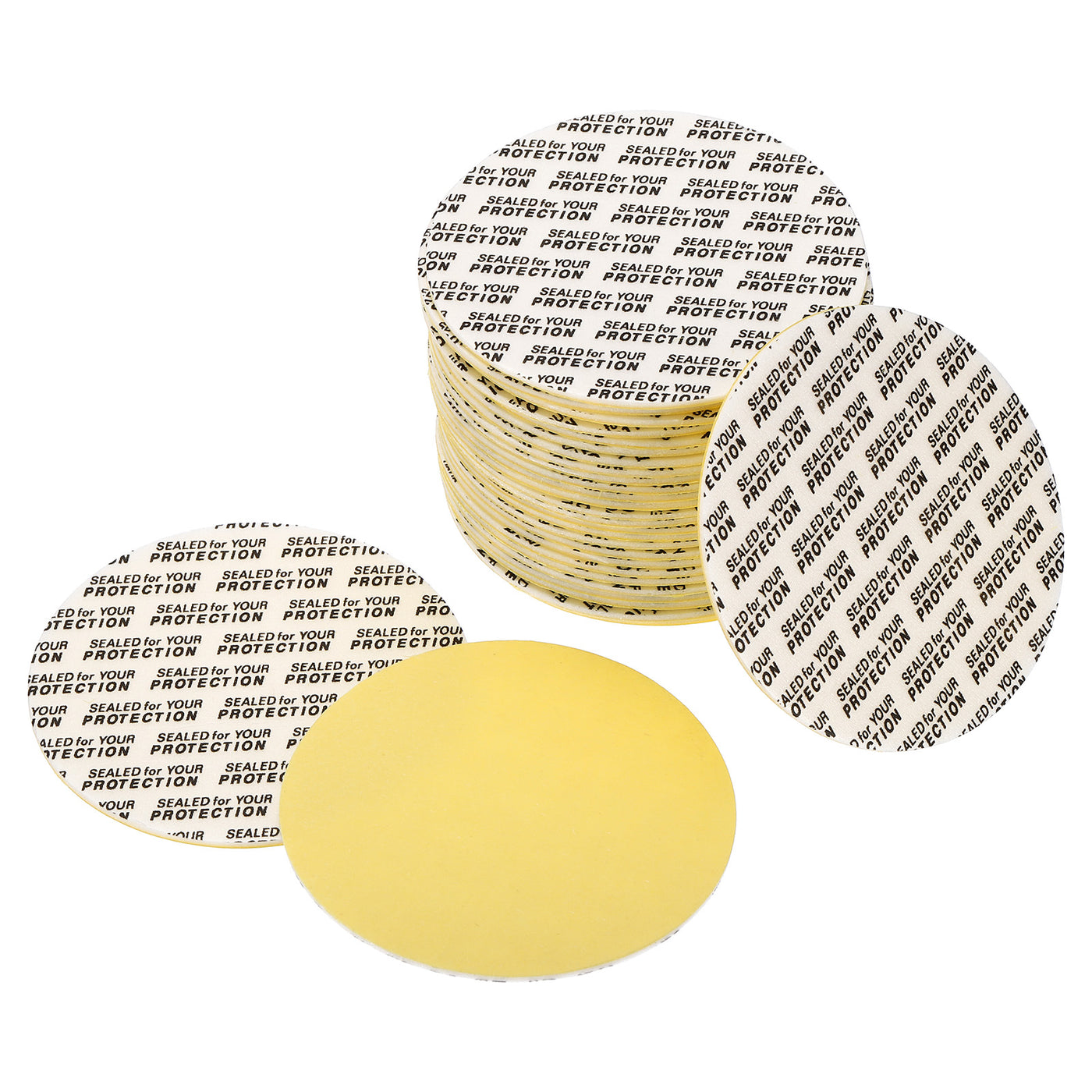 Harfington Foam Lid Liner, Foam Resistant Tamper Pressure Sensitive Seal with Dustproof Paper Back for Bottle Cap