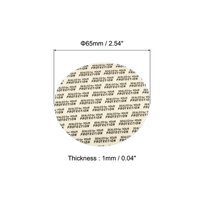 Harfington Foam Lid Liner, Foam Resistant Tamper Pressure Sensitive Seal with Dustproof Paper Back for Bottle Cap Liners