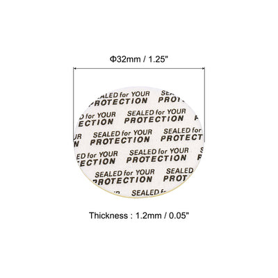 Harfington Foam Lid Liner, Foam Resistant Tamper Pressure Sensitive Seal with Dustproof Paper Back for Bottle Cap Liners Seals