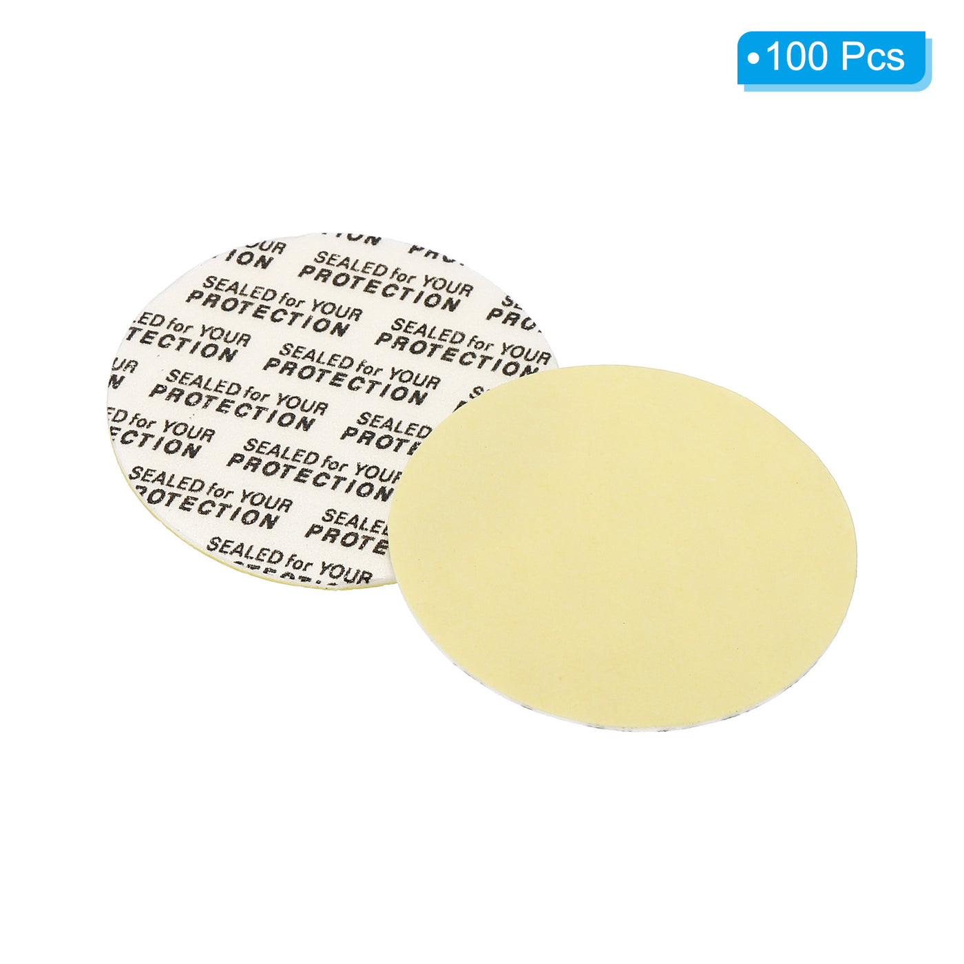 Harfington Foam Lid Liner, Foam Resistant Tamper Pressure Sensitive Seal with Dustproof Paper Back for Bottle Cap Liners Seals