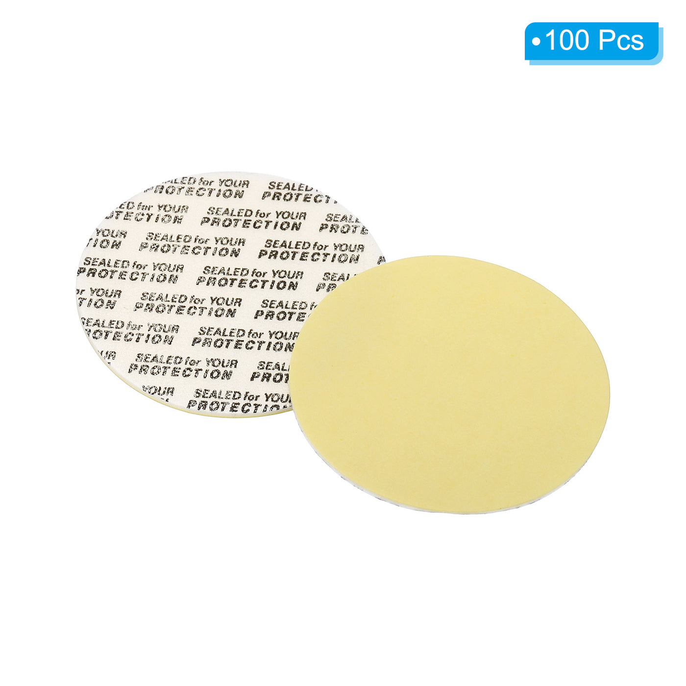 Harfington Foam Lid Liner, Foam Resistant Tamper Pressure Sensitive Seal with Dustproof Paper Back for Bottle Cap Liners Seals