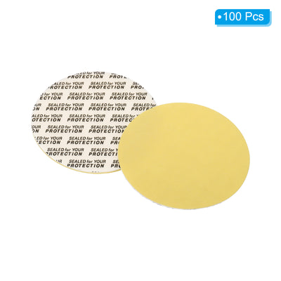 Harfington Foam Lid Liner, Foam Resistant Tamper Pressure Sensitive Seal with Dustproof Paper Back for Bottle Cap Liners Seals