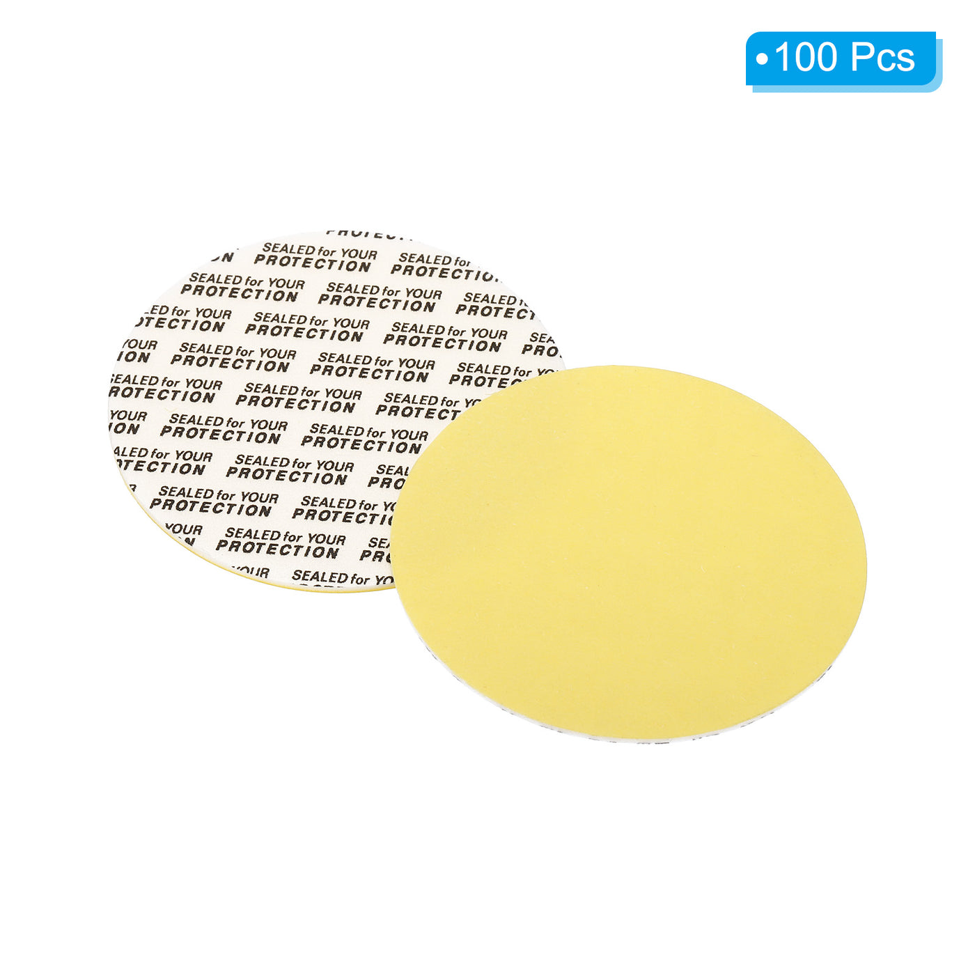 Harfington Foam Lid Liner, Foam Resistant Tamper Pressure Sensitive Seal with Dustproof Paper Back for Bottle Cap Liners Seals