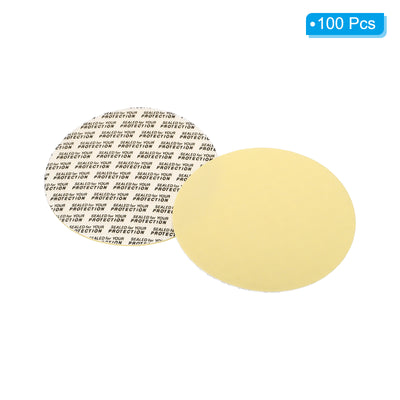 Harfington Foam Lid Liner, Foam Resistant Tamper Pressure Sensitive Seal with Dustproof Paper Back for Bottle Cap Liners Seals