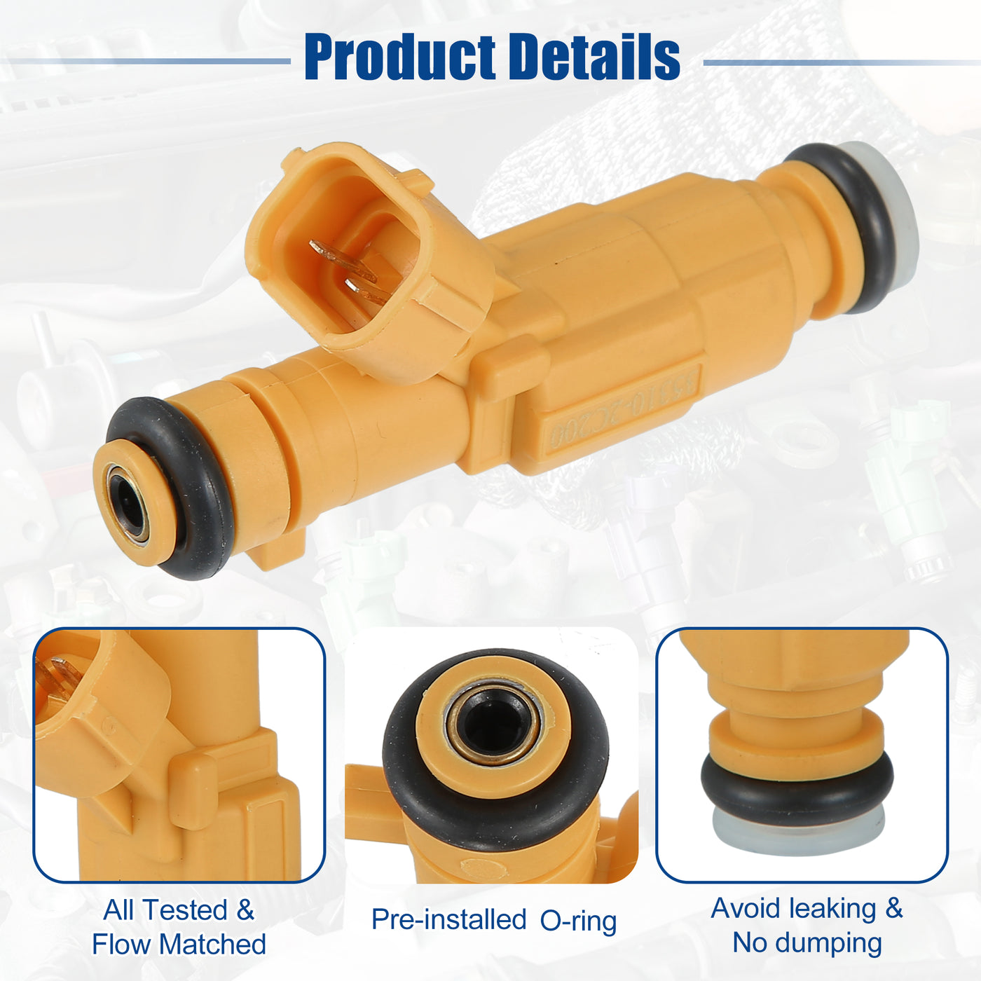ACROPIX Car Fuel Injector Nozzle Replacement Fit for Hyundai Coupe 2.0L 2.0T 2013-2014 No.35310-2C200 -  Pack of 1