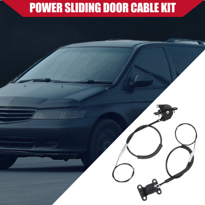 Harfington NO.72010-SHJ-A21 Right Power Sliding Door Cable for Honda Odyssey 2005-2010 / Side Sliding Door Cable / Durable Rubber / 1 Set / Black