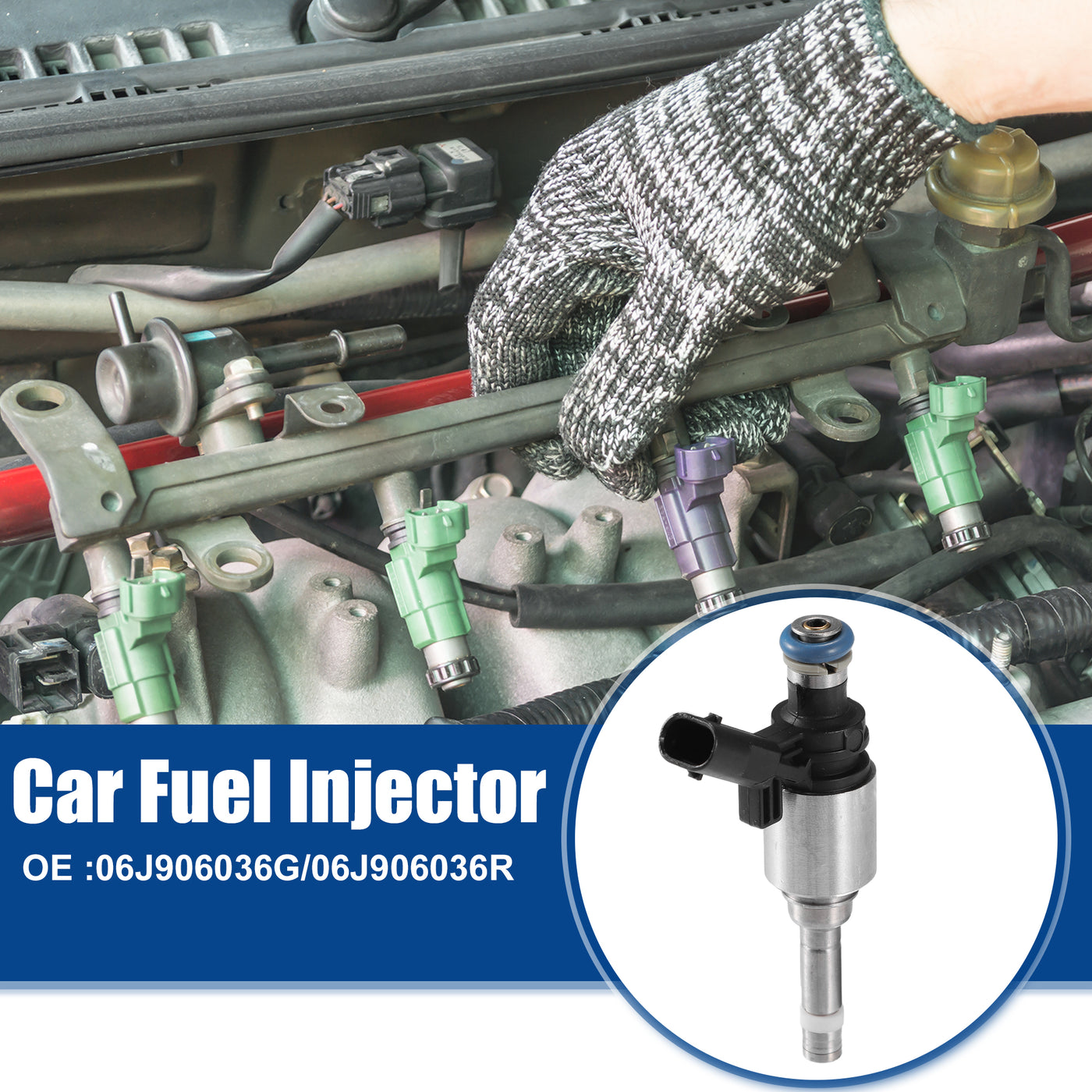 ACROPIX Car Fuel Injector Nozzle Fit for VW Arteon 2.0 TSI 2017-up No.06J906036G/06J906036R - Pack of 1