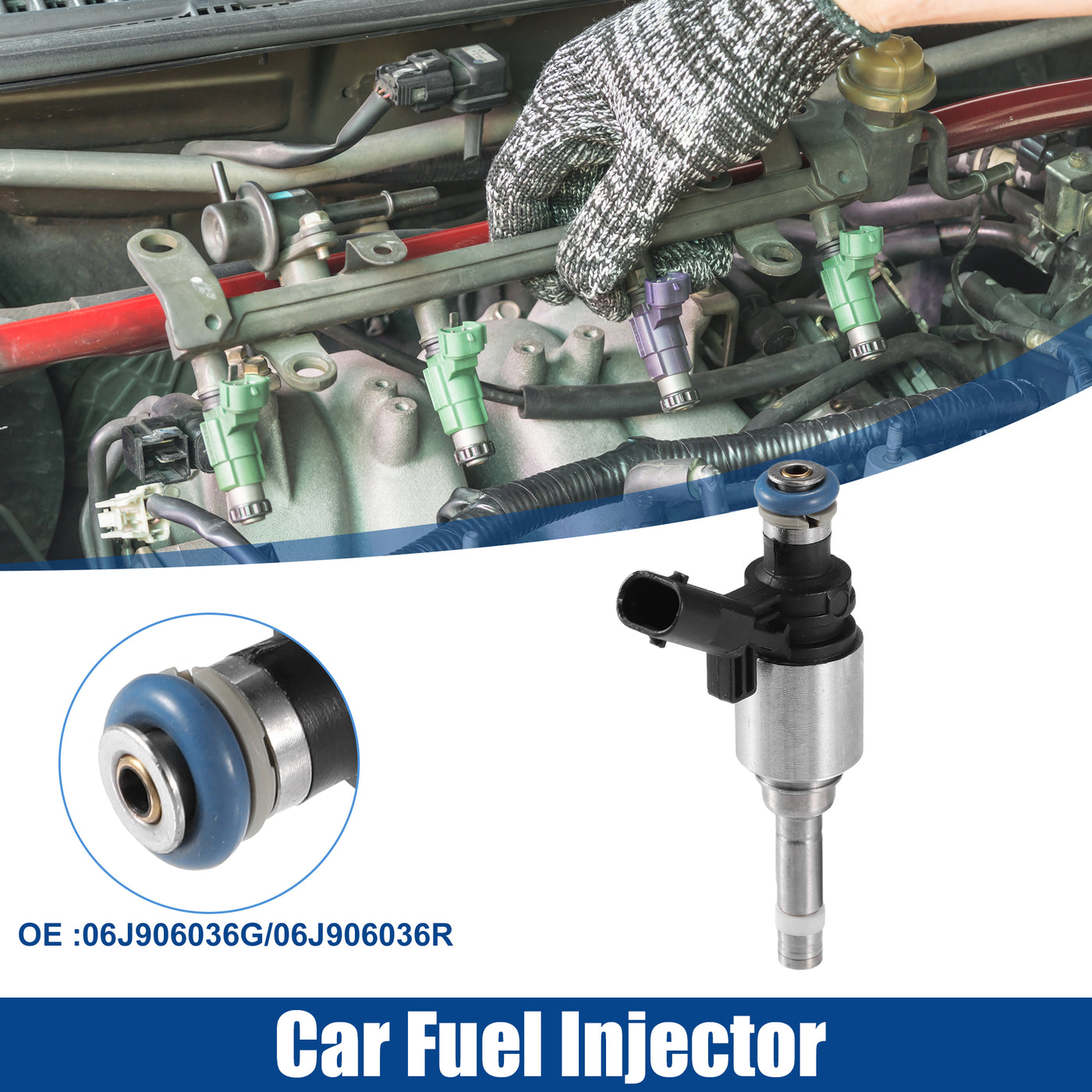 ACROPIX Car Fuel Injector Nozzle Fit for VW Arteon 2.0 TSI 2017-up No.06J906036G/06J906036R - Pack of 1