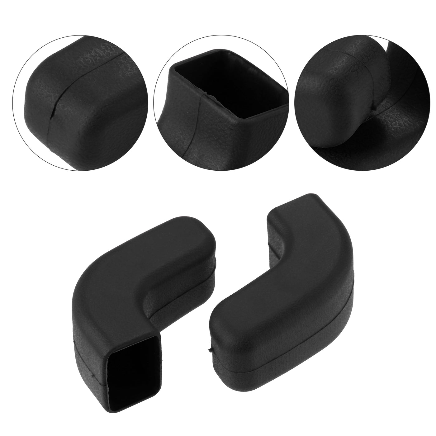 ACROPIX Car Front Bumper Tow Hook Protective Cover Fit for Jeep Wrangler JK JL 2007-2022 - Pack of 2 Black