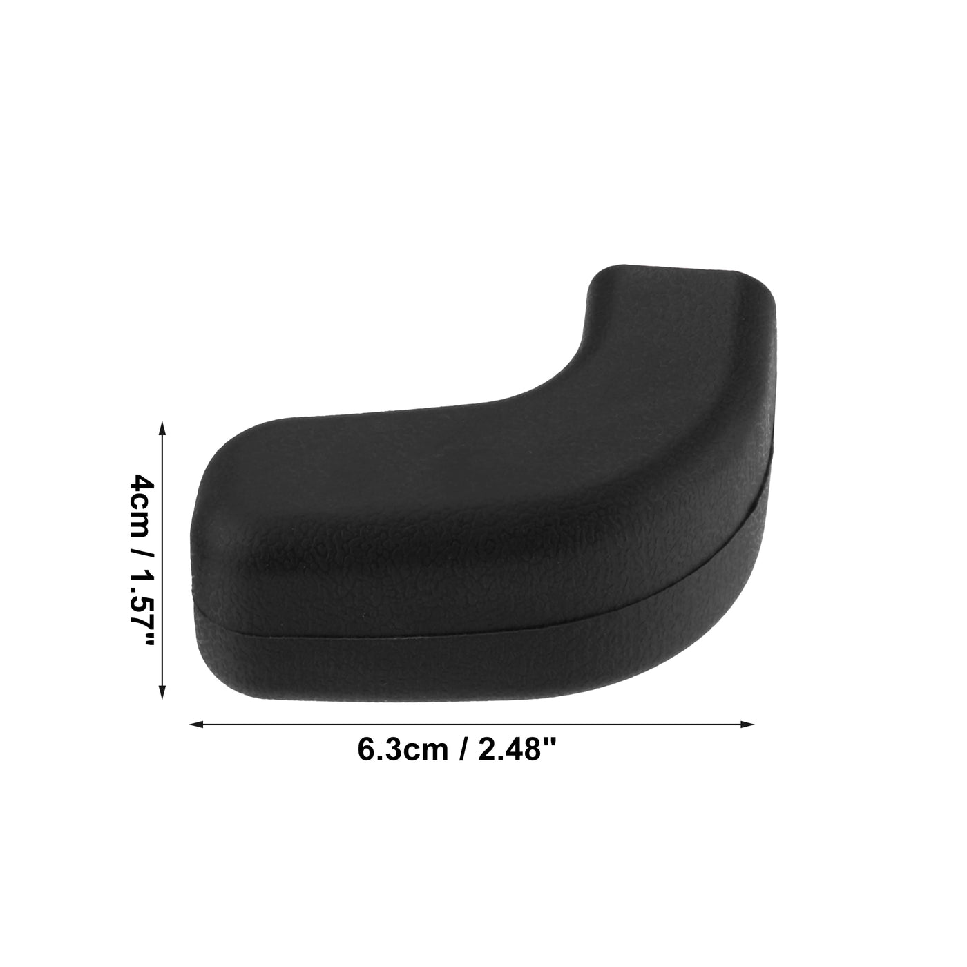 ACROPIX Car Front Bumper Tow Hook Protective Cover Fit for Jeep Wrangler JK JL 2007-2022 - Pack of 2 Black