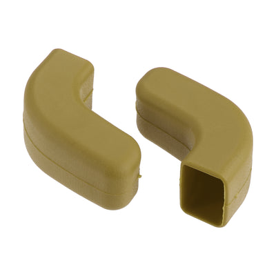 Harfington Car Front Bumper Tow Hook Protective Cover Fit for Jeep Wrangler JK JL 2007-2022 - Pack of 2 Beige