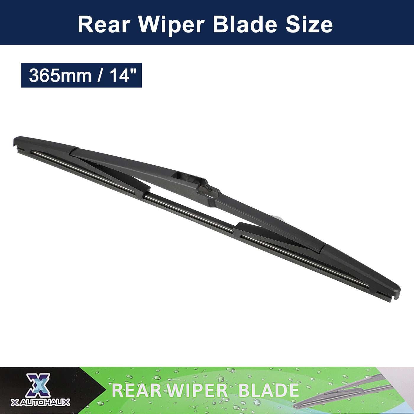 X AUTOHAUX Rear Windshield Wiper Blade Replacement for Hyundai Veracruz 2007-2012 for Hyundai IX55 2008-2013