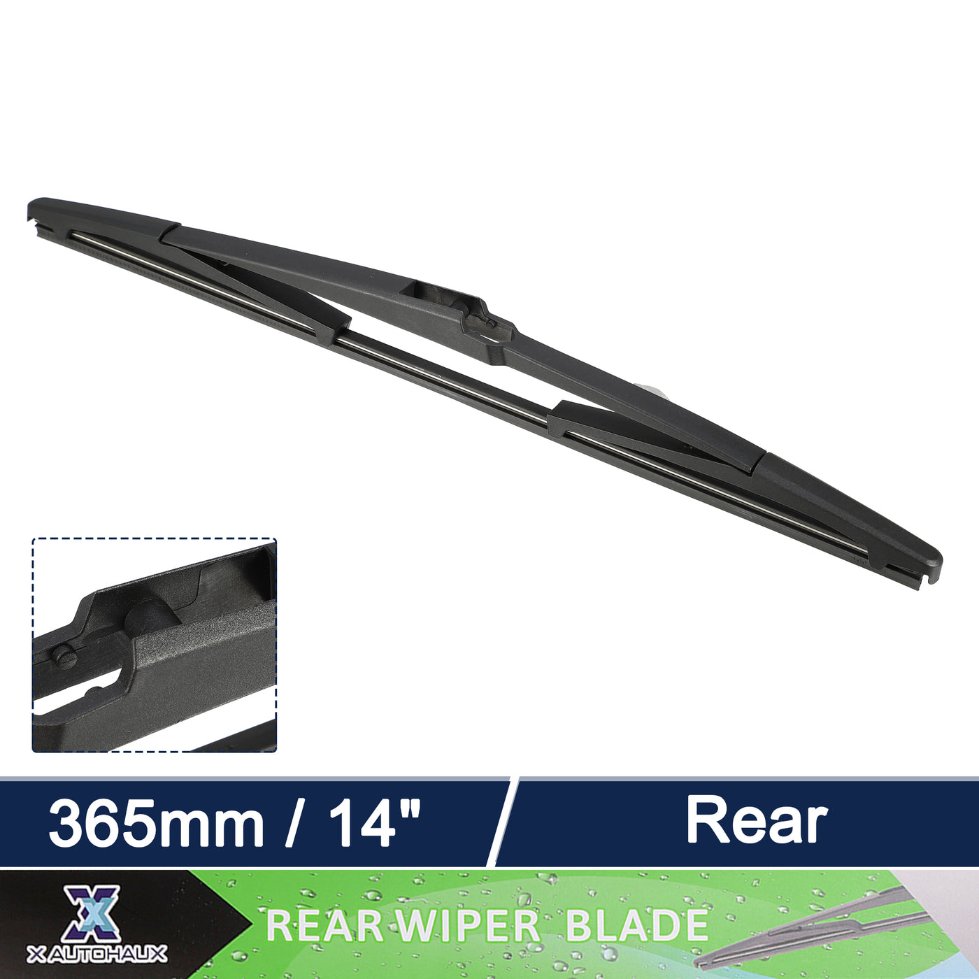 X AUTOHAUX Rear Windshield Wiper Blade Replacement for Hyundai Veracruz 2007-2012 for Hyundai IX55 2008-2013