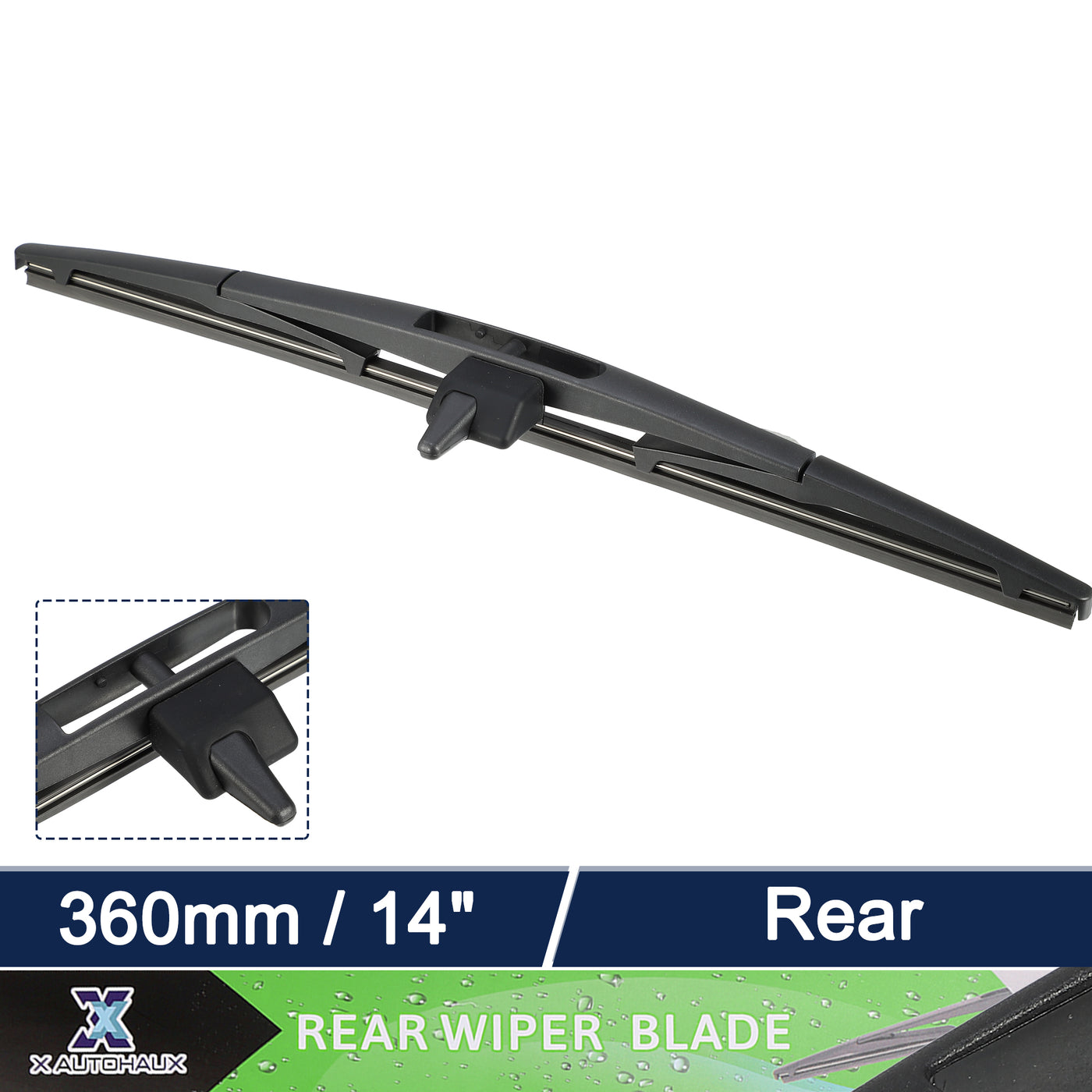 X AUTOHAUX Rear Windshield Wiper Blade Replacement for Honda Pilot 2009 2010 2011 2012 2013 2014 2015