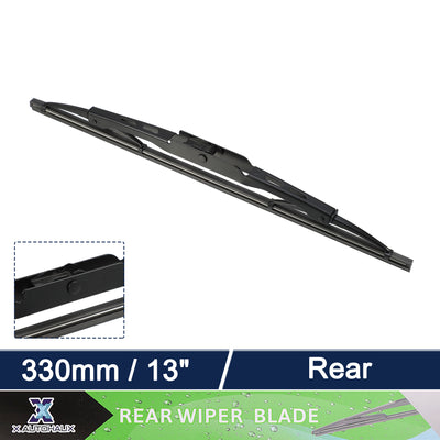 Harfington 13" Rear Windshield Wiper Blade Replacement for Cars with 7x2.5 9x3 Hook for Land Rover Defender 1990-2016 for Land Rover Discovery I 1989-1999 and More Cars