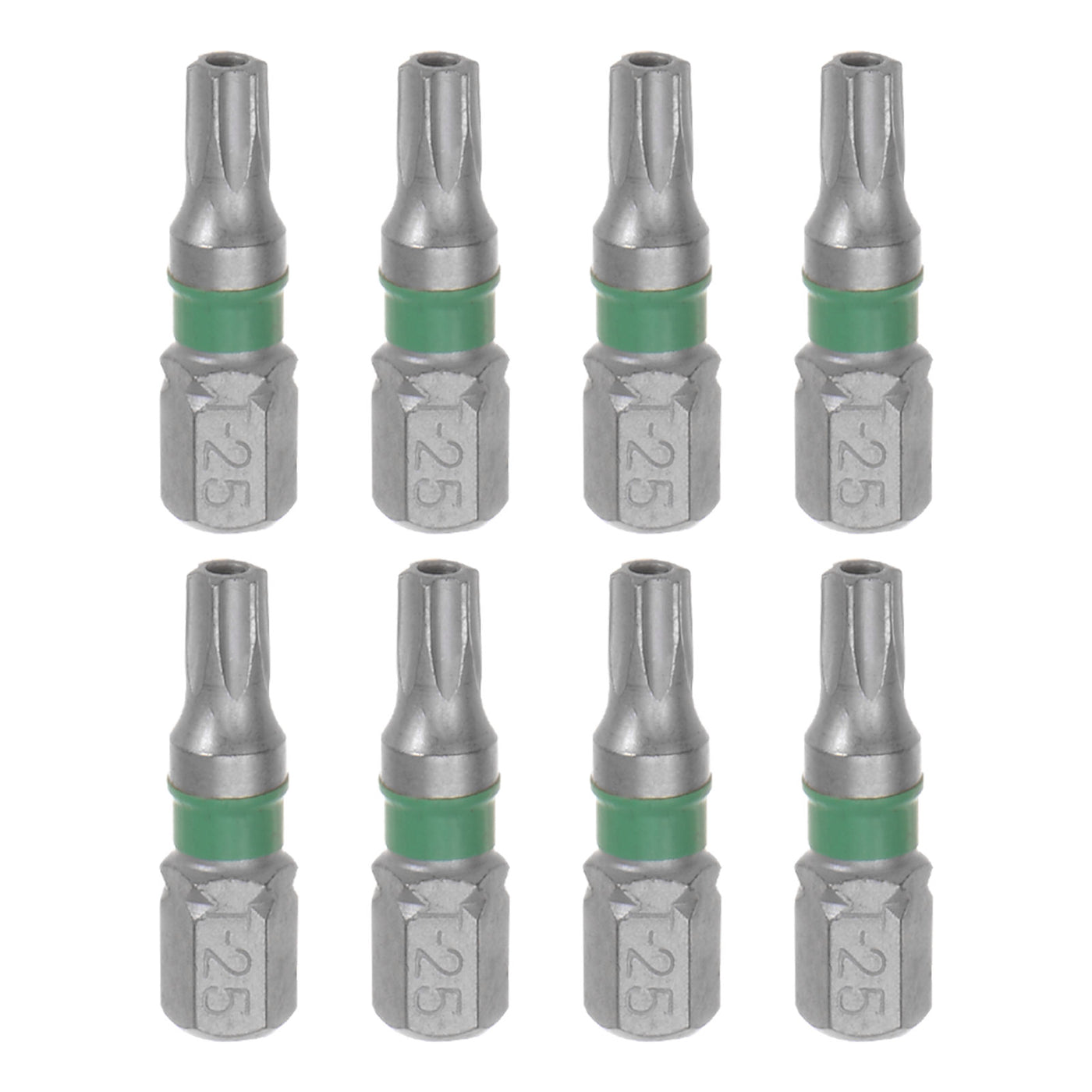 Harfington 8pcs T25 Torx Hex Screwdriver Bit 1/4" Hex Shank Magnetic Power Drill Bits