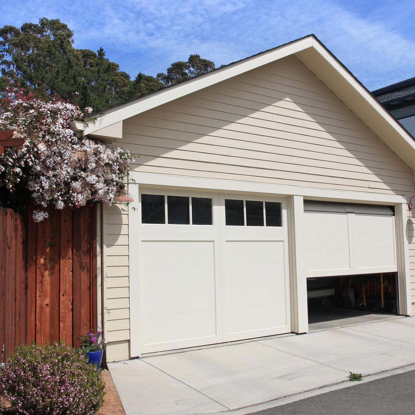 Harfington Garage Door Sensor, NO Wired Magnetic Contacts Switch with Adjustable Bracket