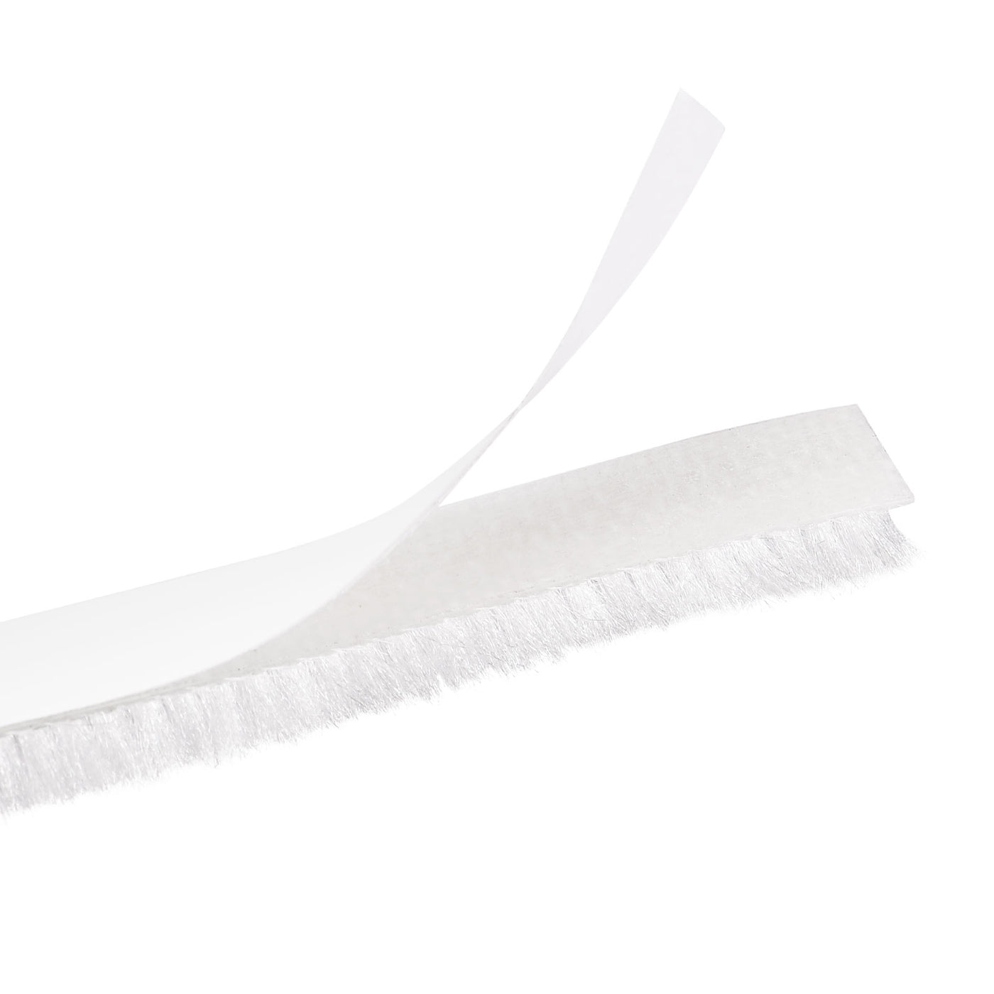 uxcell Uxcell Weather Stripping Brush, 20ft L x 0.28" W x 0.24" H Self-Adhesive Seal Weatherstrip Sweep Brush White for Door Window