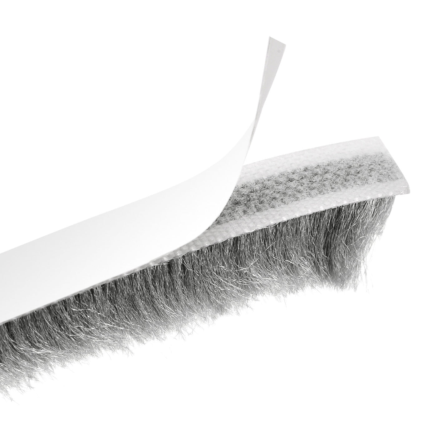 uxcell Uxcell Weather Stripping Brush, 20ft L x 0.35" W x 0.6" H Self-Adhesive Seal Weatherstrip Sweep Brush Gray for Door Window