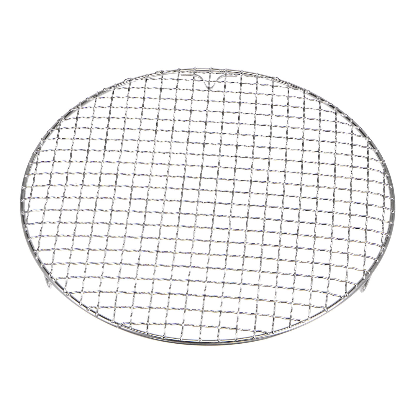 Harfington Round Cooking Rack 12" 201 Stainless Steel Barbecue Grill with 20mm Legs