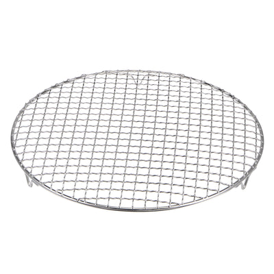 Harfington Round Cooking Rack 12" 201 Stainless Steel Barbecue Grill with 20mm Legs