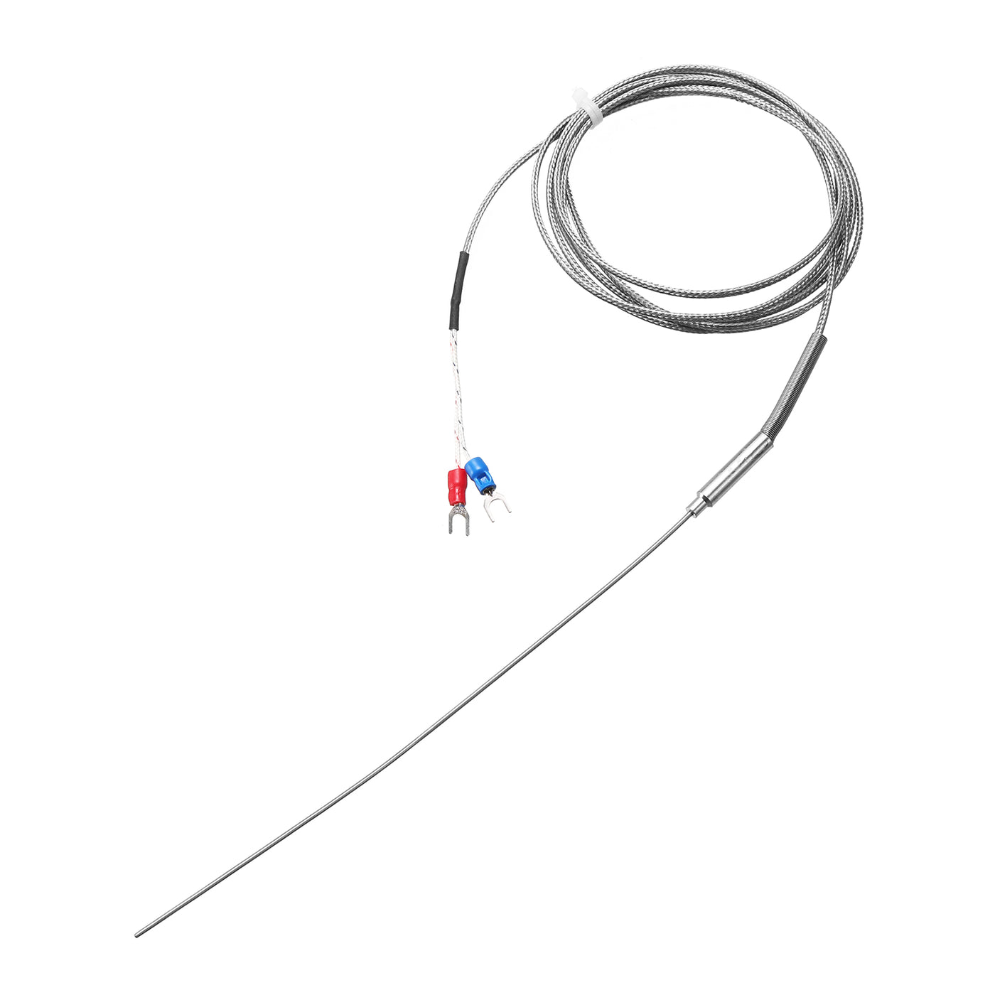 Harfington K Type Thermocouple Temperature Sensor Probe 1.5x200mm 6.6ft Wire 0 to 1000°C(32 to 1832°F) Stainless Steel