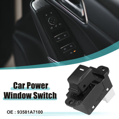 Harfington Front Right Side Master Power Window Switch Fit for KIA CERATO 16 - Pack of 1 Black