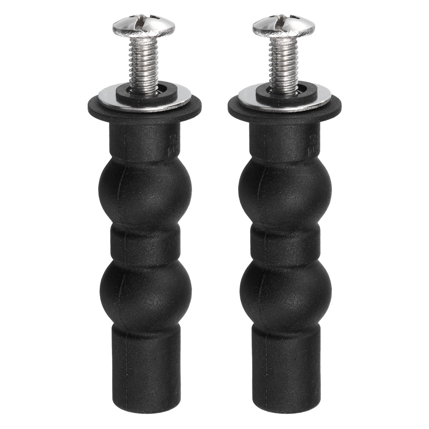 uxcell Uxcell 2 Set M6 Expanding Rubber Bolt Top Nuts Set(Washer Dia: 18mm/0.71")