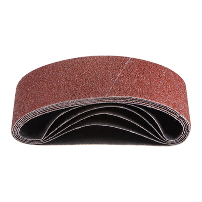 Harfington 5pcs Sanding Belts 3x18" Belt Sander Paper 40 Grit Aluminum Oxide Sandpaper