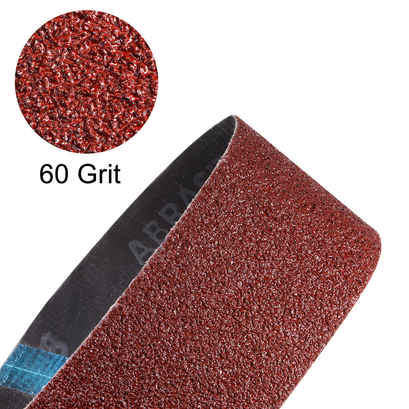 Harfington 5pcs Sanding Belts 3x18" Belt Sander Paper 60 Grit Aluminum Oxide Sandpaper Belt