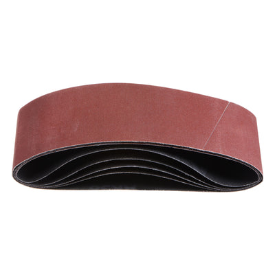 Harfington 5pcs Sanding Belts 3x18" Belt Sander Paper 320 Grit Aluminum Oxide Sandpaper