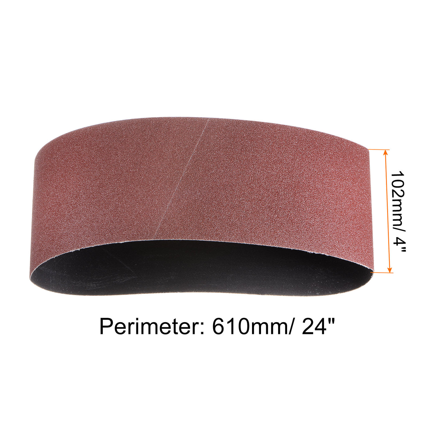 Harfington 10pcs Sanding Belts 4x24" Belt Sander Paper 120 Grit Aluminum Oxide Sandpaper