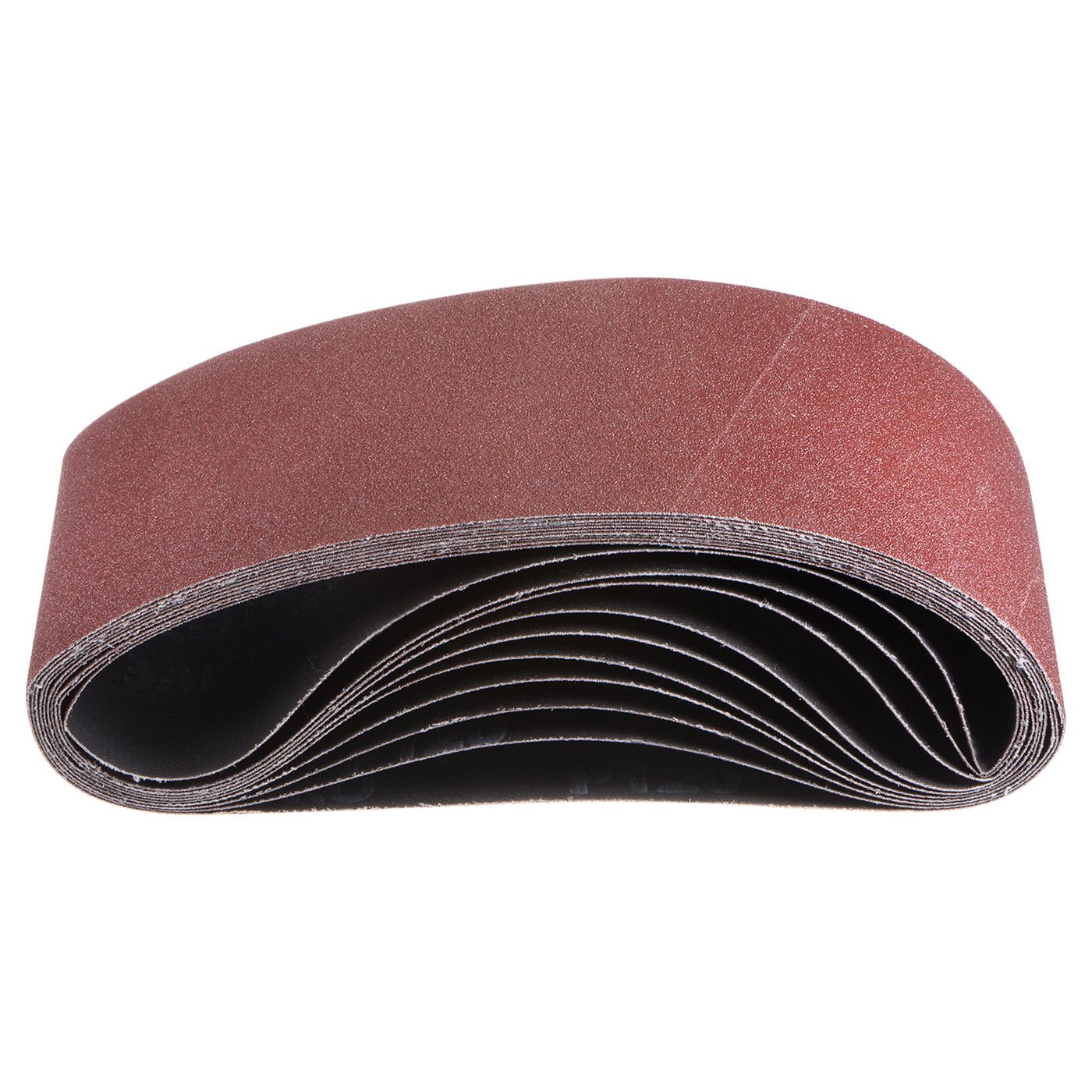 Harfington 10pcs Sanding Belts 4x24" Belt Sander Paper 120 Grit Aluminum Oxide Sandpaper