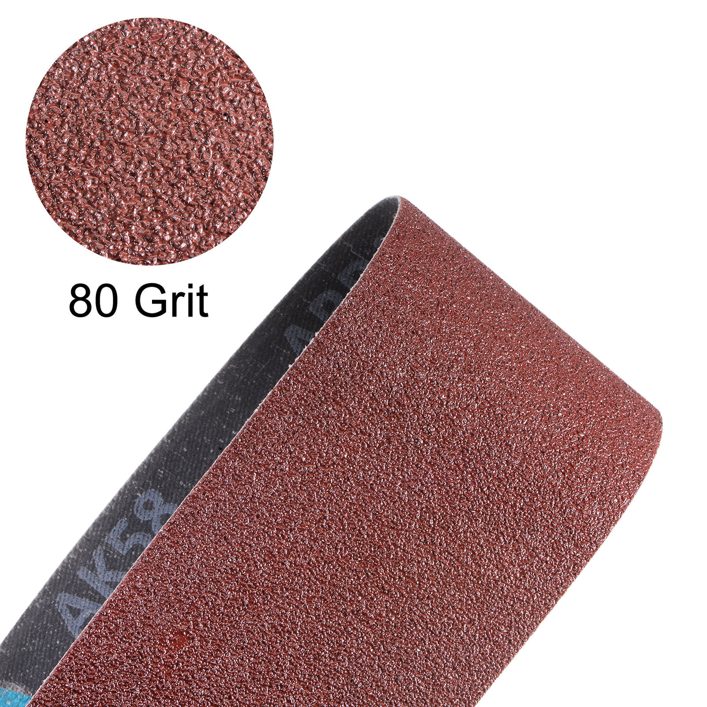 Harfington 3pcs Sanding Belts 4x36" Belt Sander Paper 80 Grit Aluminum Oxide Sandpaper Belt