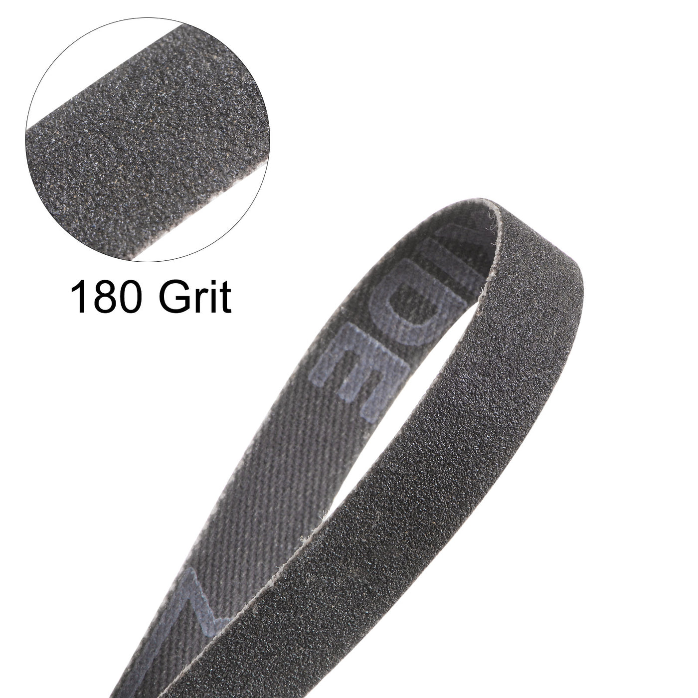 Harfington 10pcs Sanding Belts 3/8x13" Belt Sander Paper 180 Grit Silicon Carbide Sandpaper