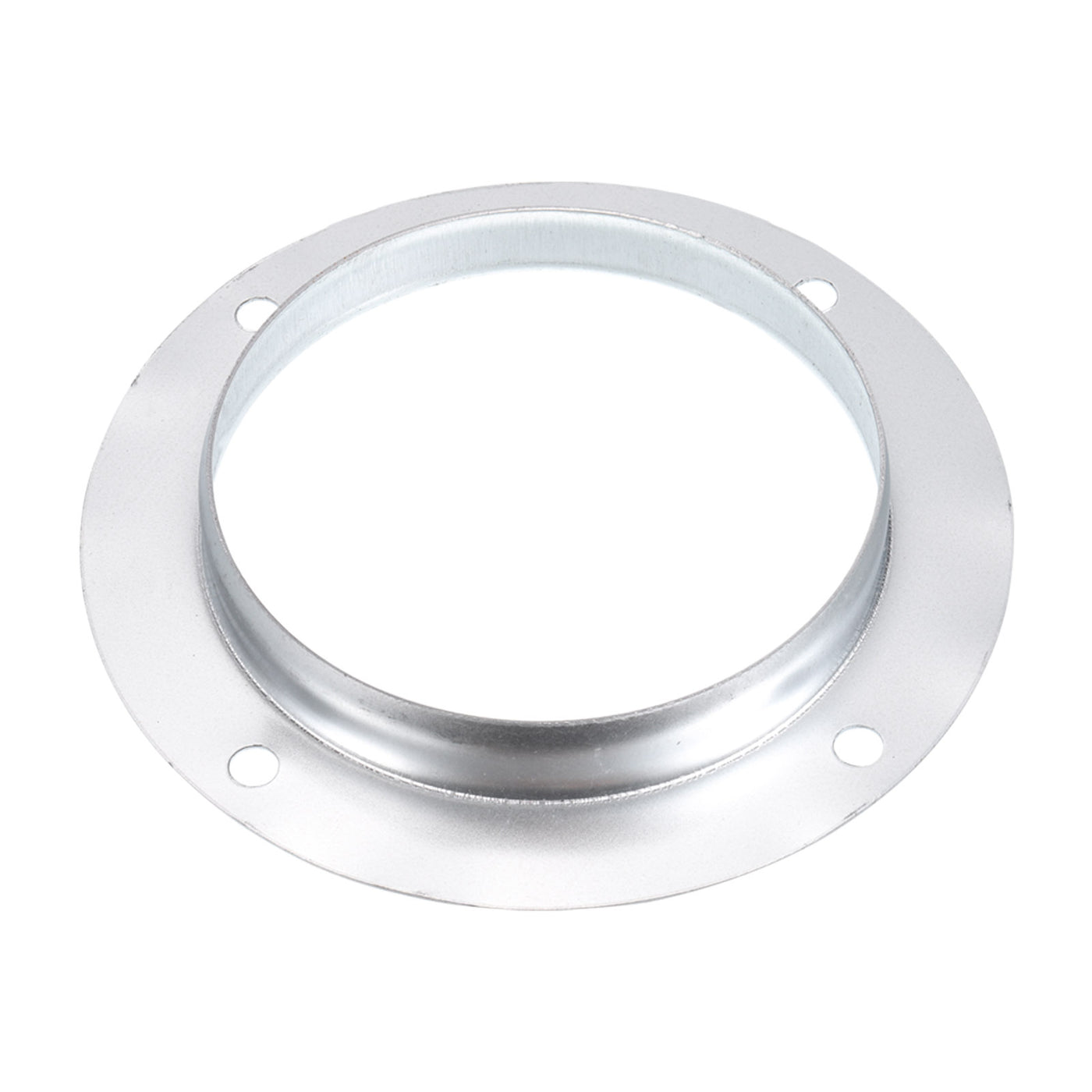 Harfington 5" Duct Connector Flange, Metal Straight Pipe Exhaust Flange Duct Mounting Plate for Heating Cooling Ventilation HVAC System, Galvanized Steel