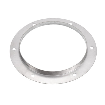 Harfington 7" Duct Connector Flange, Straight Pipe Exhaust Flange Stainless Steel Duct Mounting Plate for Heating Cooling HVAC Ventilation