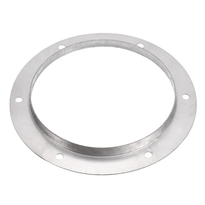 Harfington 7" Duct Connector Flange, Straight Pipe Exhaust Flange Stainless Steel Duct Mounting Plate for Heating Cooling HVAC Ventilation