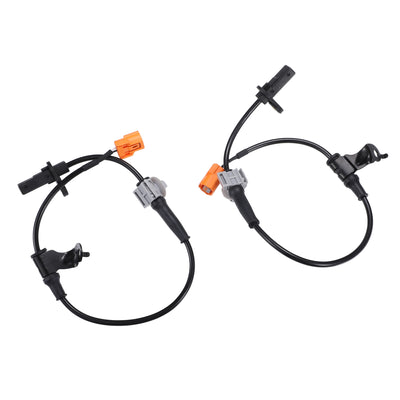 Motoforti Rear Left Right ABS Wheel Speed Sensor, for Acura TL 2004-2008, Rubber, No.57470SEPA01/57475SEPA01, Black, 2 Pcs