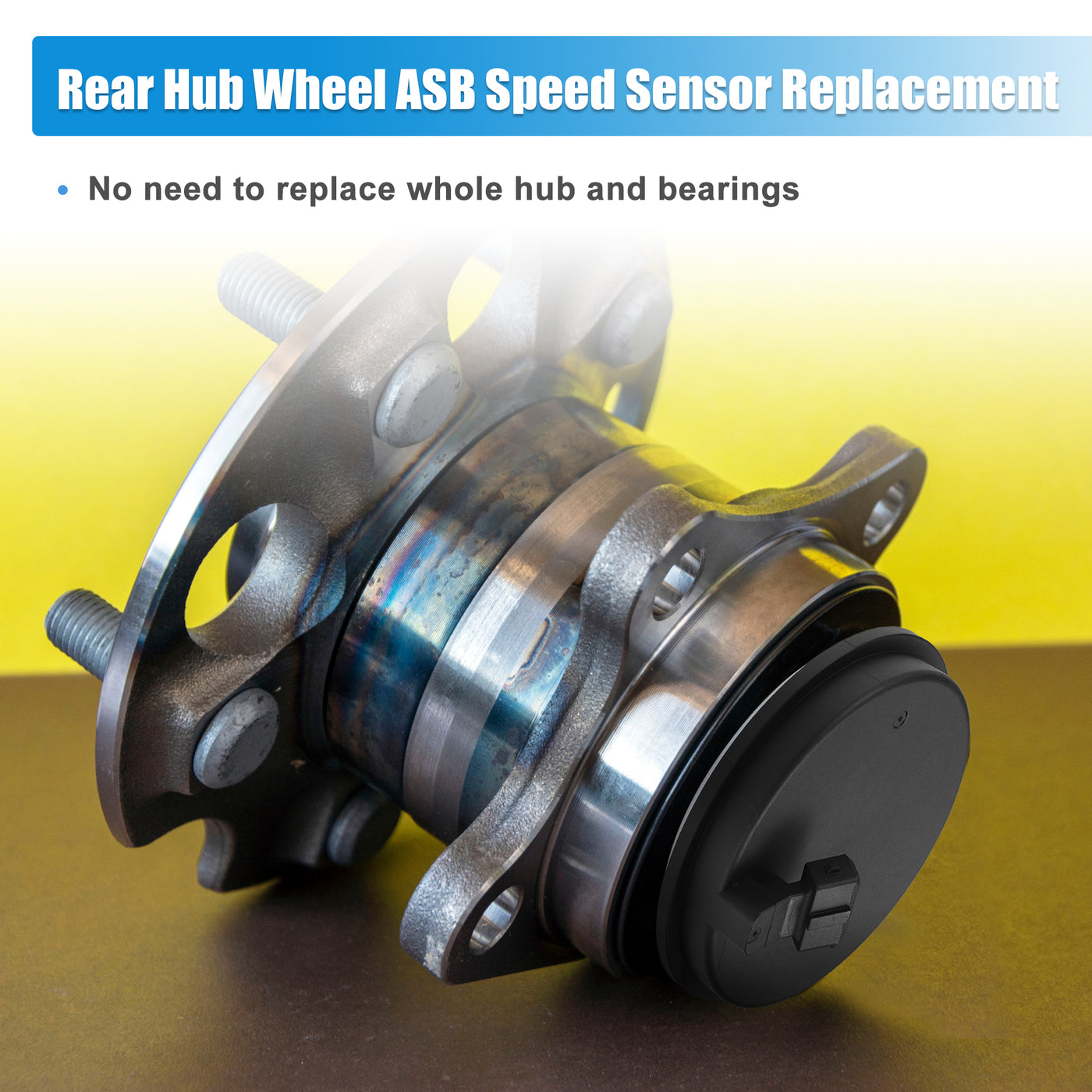 X AUTOHAUX 2pcs Rear Hub Bearing ABS Speed Sensor for Hyundai Santa Fe for Hyundai Veracruz for Kia Sorento NO. 52750-2B100 2WD Rear Hub Wheel ABS Speed Sensor Cap Rear Left Right Hub ABS