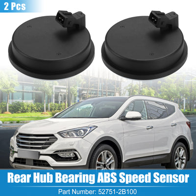 Harfington 2pcs Rear Hub Bearing ABS Speed Sensor for Hyundai Santa Fe for Hyundai Veracruz for Kia Sorento NO. 52750-2B100 2WD Rear Hub Wheel ABS Speed Sensor Cap Rear Left Right Hub ABS