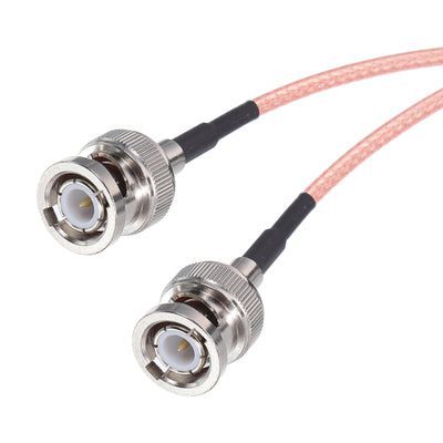 Harfington RG316 Koaxialkabel BNC Männlich zu BNC Stecker Geringer Verlust RF Koaxial Kabel 3FT 50 Ohm Orange 2Stk