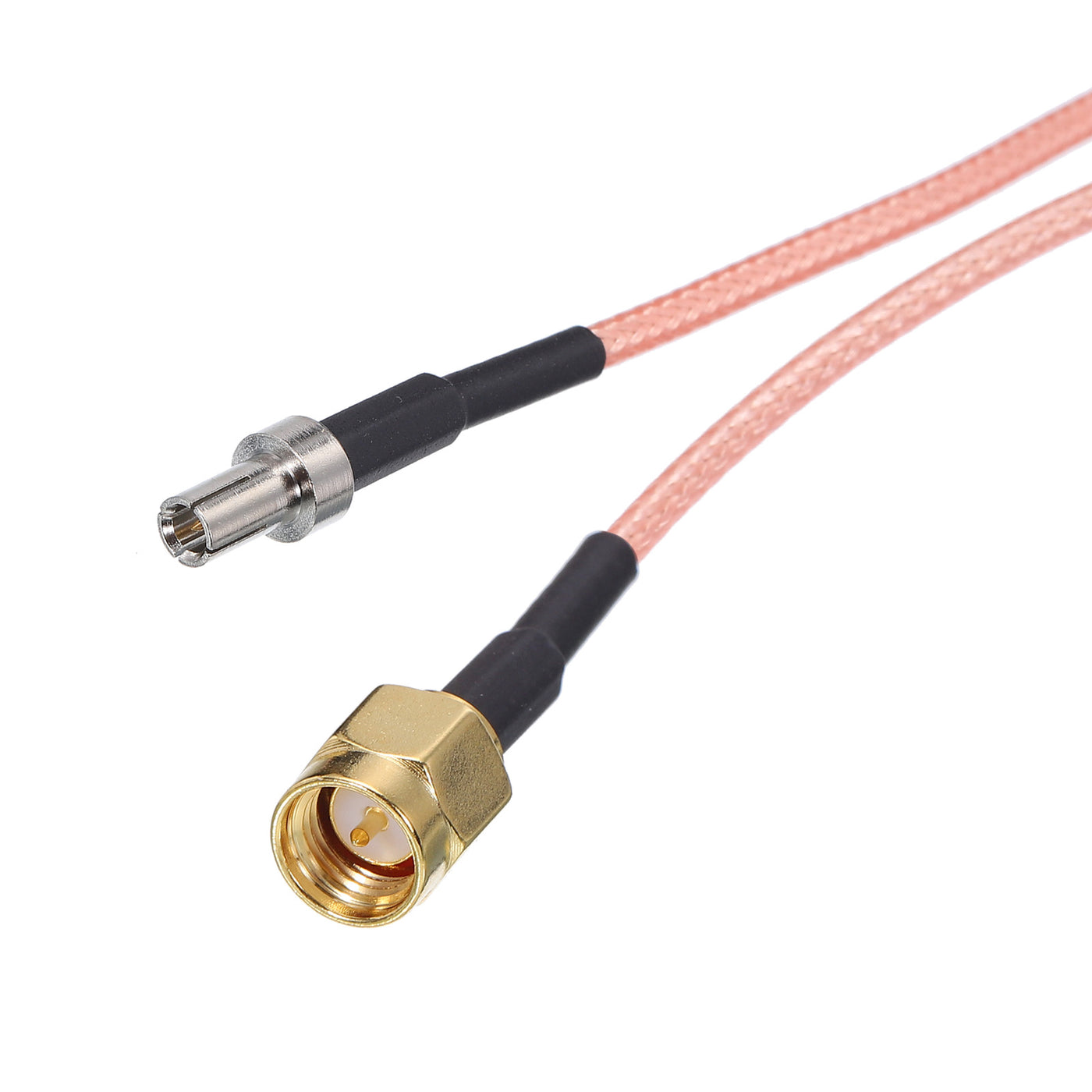 Harfington RG316 Coaxial Cables SMA Male to TS9 Male Low Loss RF Coaxial Cable 0.65FT 50 Ohm Orange 1Pcs