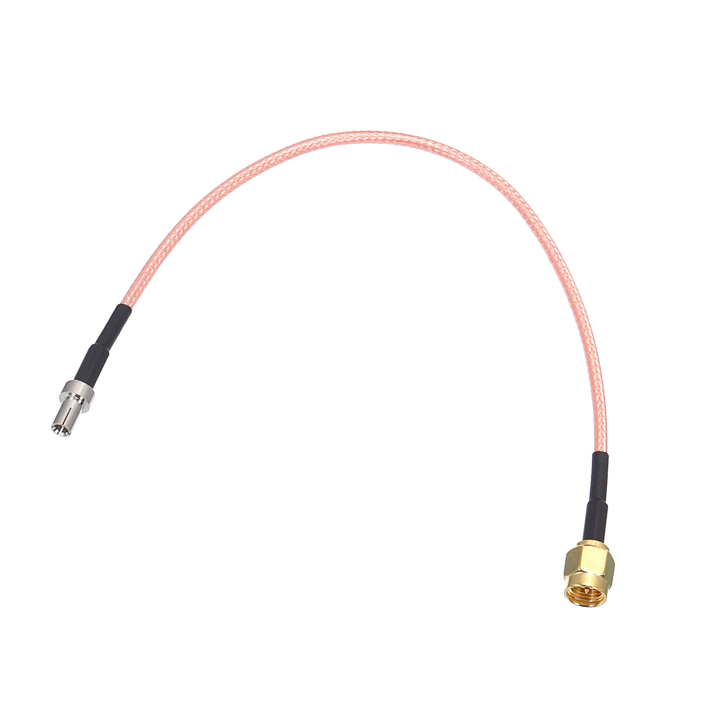 Harfington RG316 Coaxial Cables SMA Male to TS9 Male Low Loss RF Coaxial Cable 0.65FT 50 Ohm Orange 1Pcs