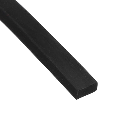 Harfington Uxcell Neoprene Rubber Sheet Rolls Solid Rubber Seal Strip 1/8"T x 0.2"W x 11.5'L