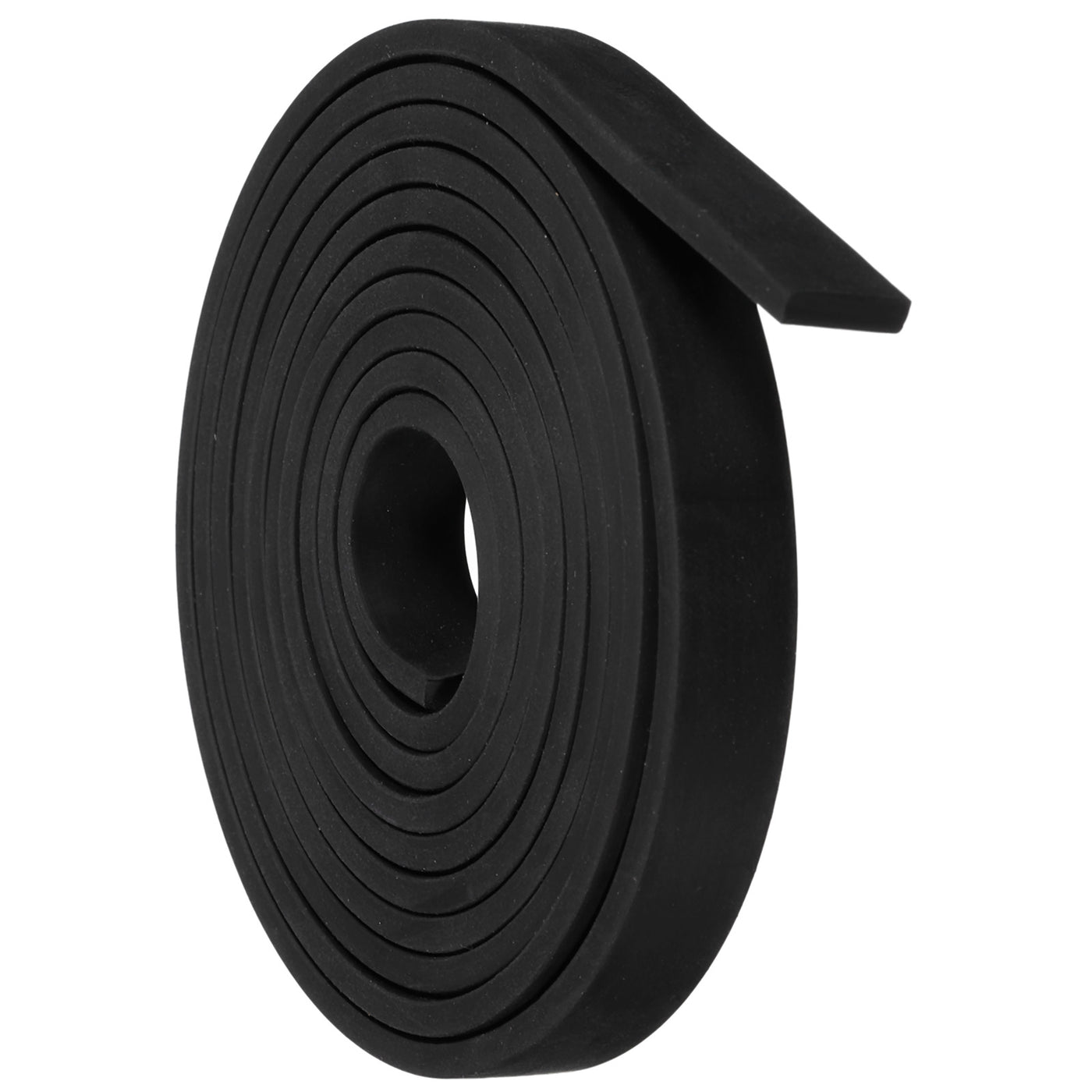 uxcell Uxcell Neoprene Rubber Sheet Rolls Solid Rubber Seal Strip 1/8"T x 0.4"W x 5'L