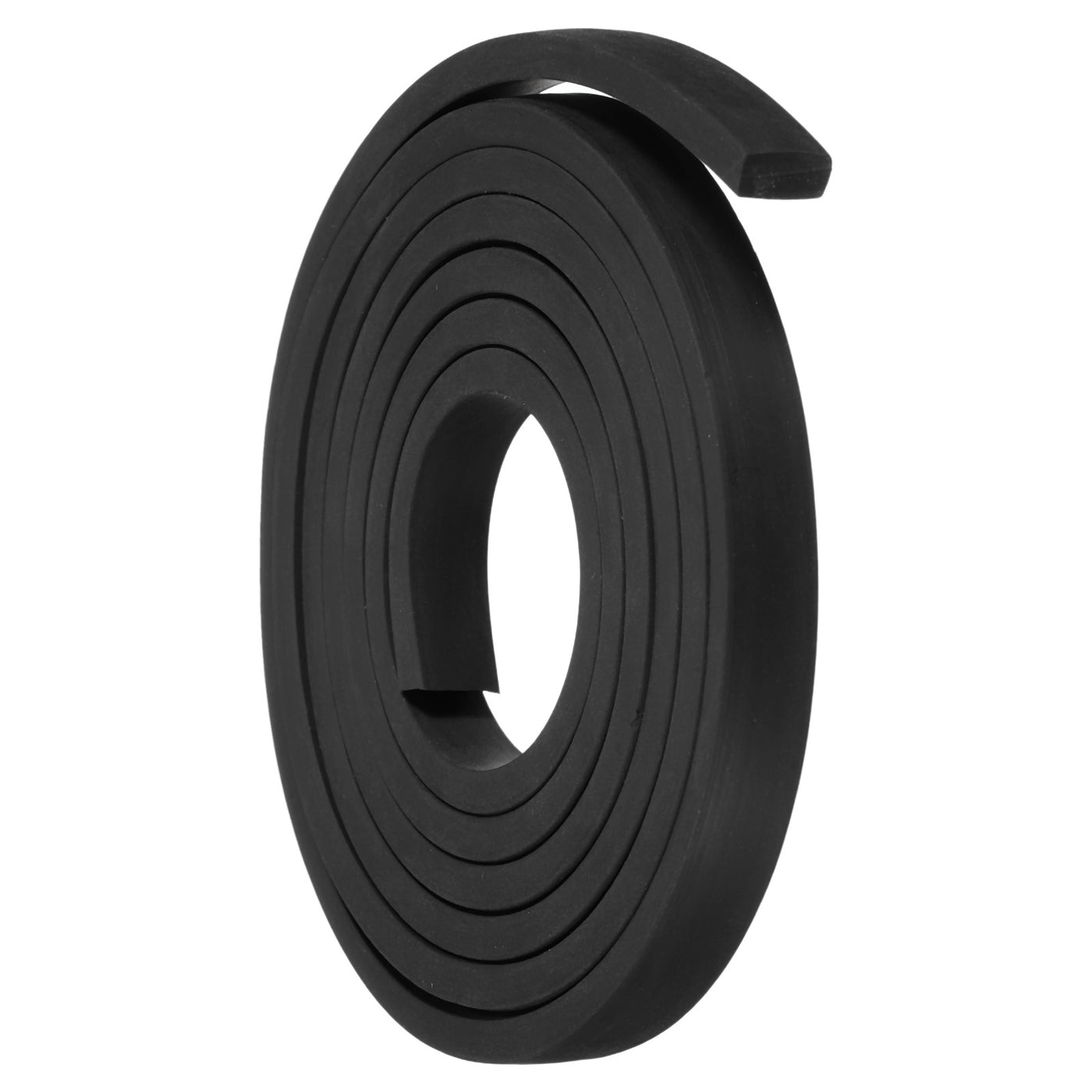 uxcell Uxcell Neoprene Rubber Sheet Rolls Solid Rubber Seal Strip 3/16"T x 0.4"W x 5'L