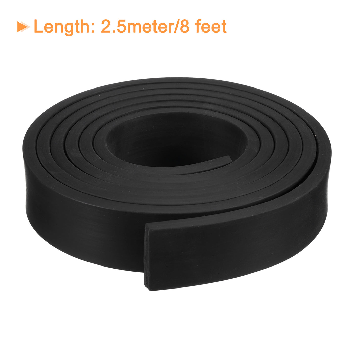 uxcell Uxcell Neoprene Rubber Sheet Rolls Solid Rubber Seal Strip 3/16"T x 1"W x 8'L