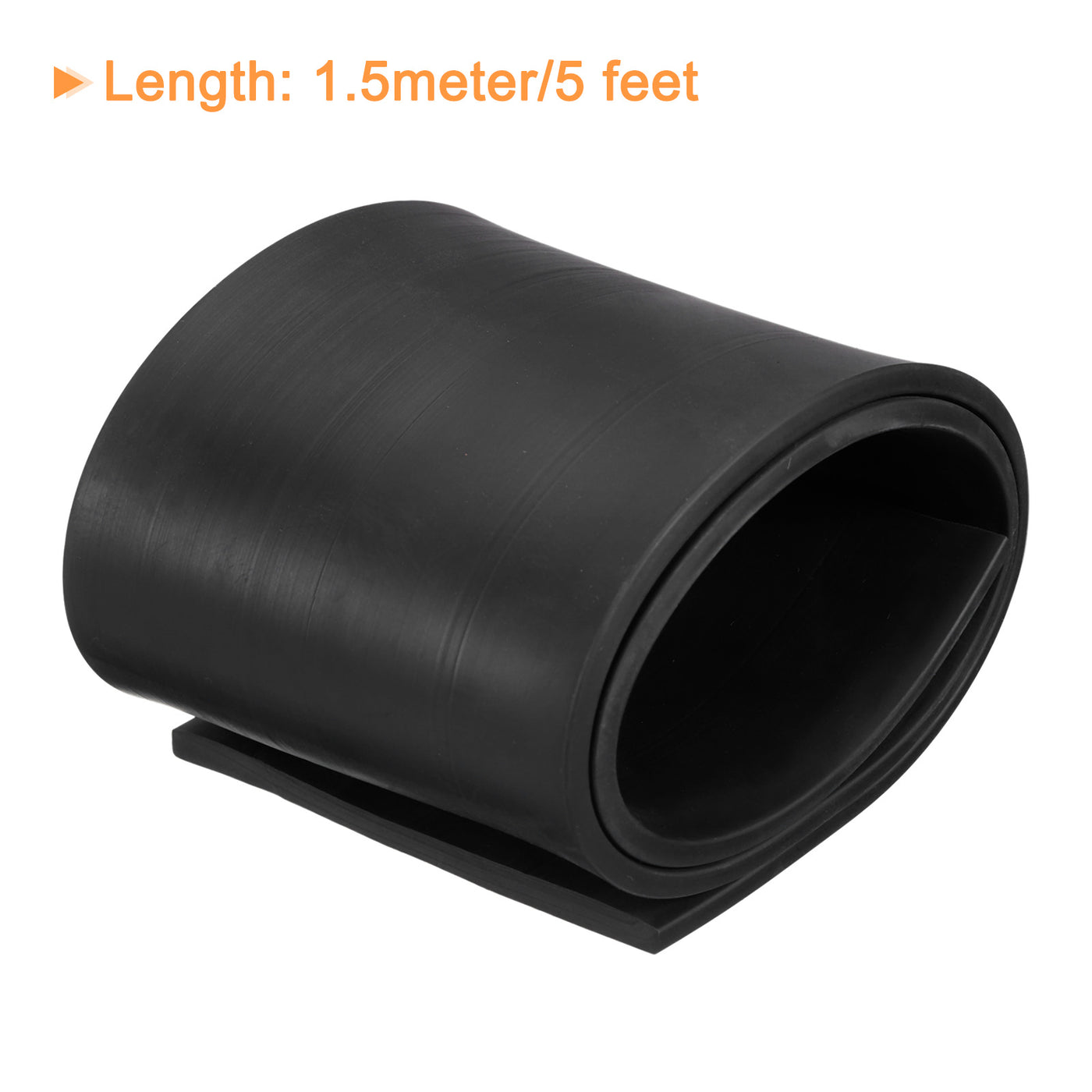 uxcell Uxcell Neoprene Rubber Sheet Rolls Solid Rubber Seal Strip 3/16"T x 3.9"W x 5'L